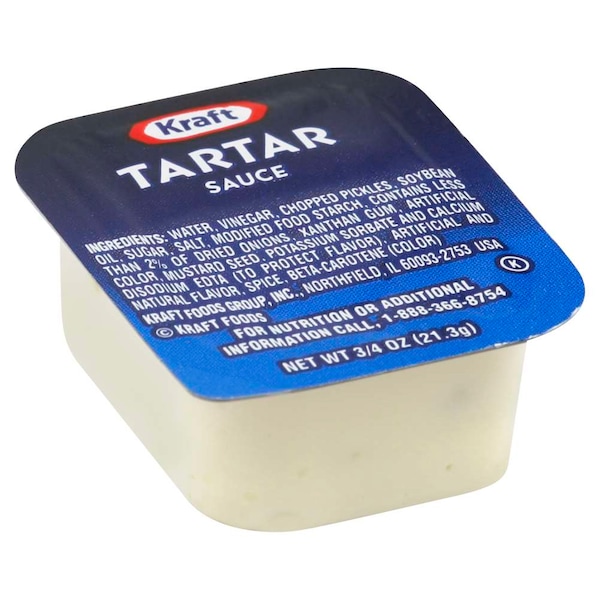 Kraft Kraft Tartar Sauce Kosher .75 oz. Cups, PK200 10021000664549 Zoro
